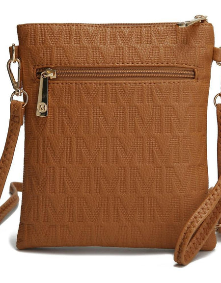 MKF Collection Andrea Milan M Signature Crossbody Bag by Mia K