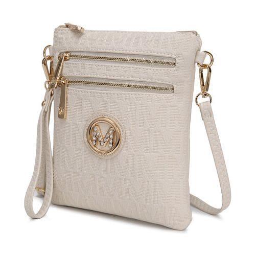MKF Collection Andrea Milan M Signature Crossbody Bag by Mia K