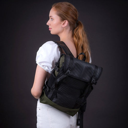 Load image into Gallery viewer, Colonel Vegan Water Resistant Backpack with Laptop Compartment
