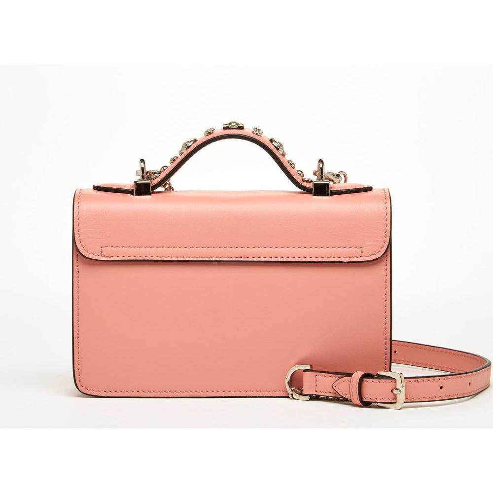 SUSU The Hollywood Leather Crossbody Bag - Exquisite Pale Pink Elegance