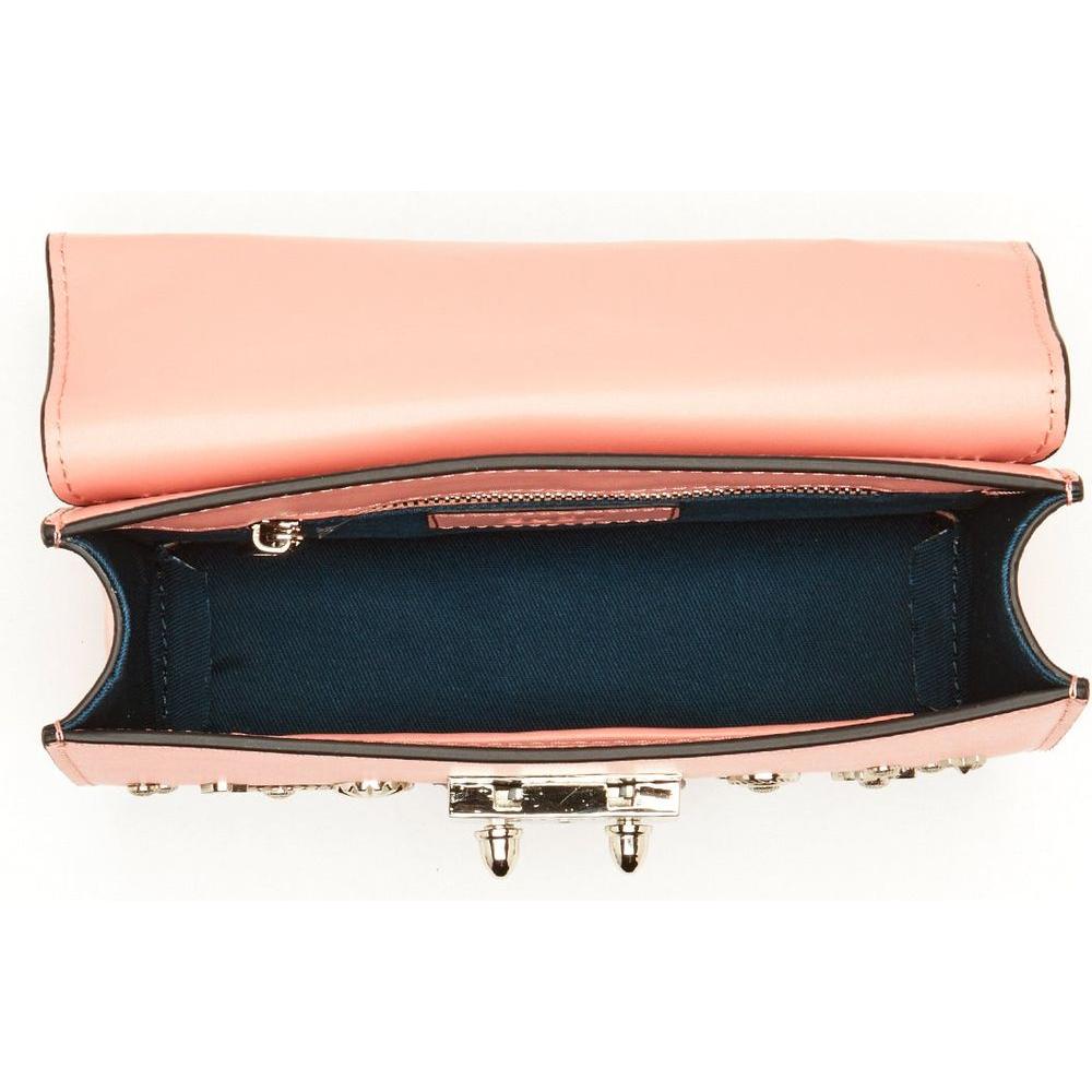 SUSU The Hollywood Leather Crossbody Bag - Exquisite Pale Pink Elegance