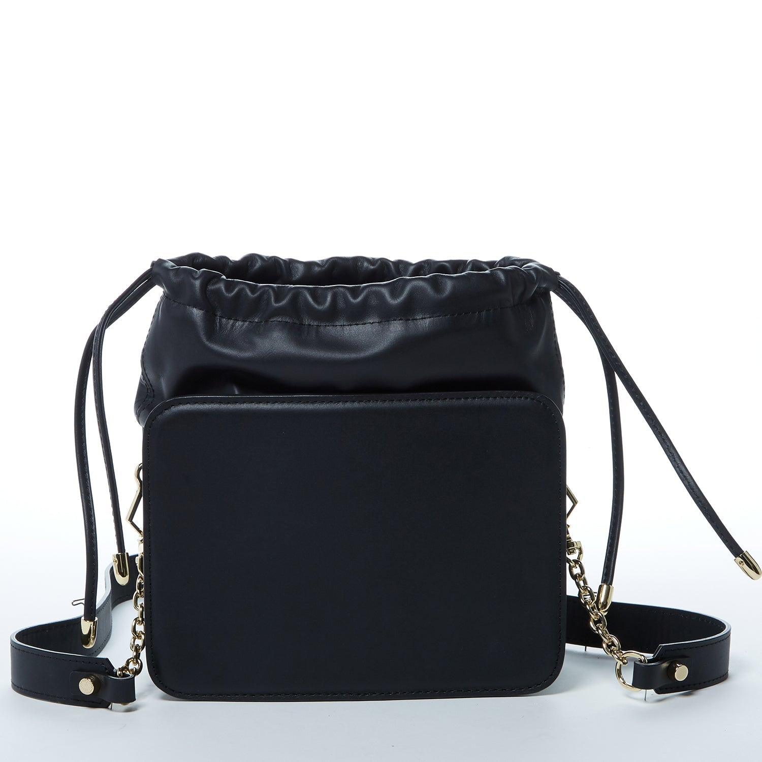 SUSU The Patricia Black Leopard Leather Purse