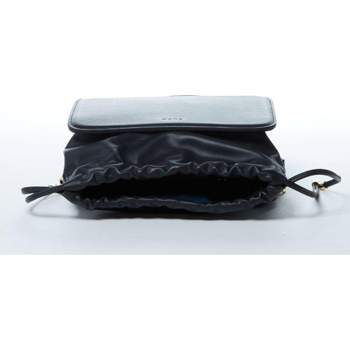 Load image into Gallery viewer, SUSU The Patricia Black Leather Purse Drawstring
