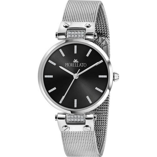 Load image into Gallery viewer, Morellato Shine Black Dial Stainless Steel Quartz Women&#39;s Watch
