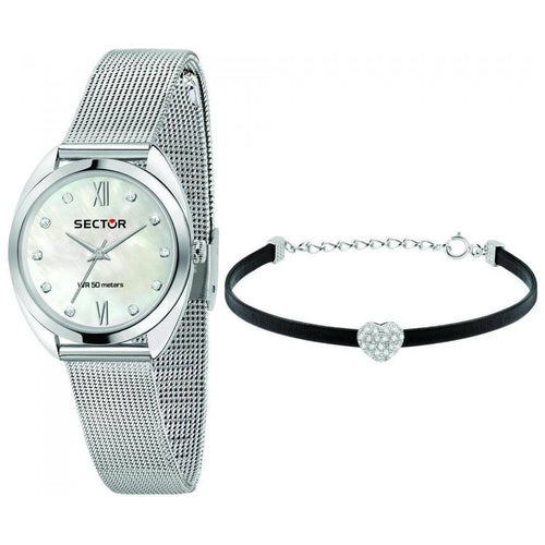 Load image into Gallery viewer, Sector 955 White Dial Stainless Steel Quartz Women&#39;s Watch - Elegance Redefined
