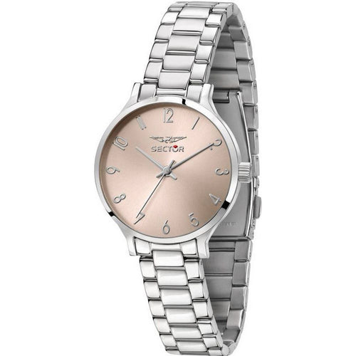 Load image into Gallery viewer, Sector 370 Light Rose Sunray Dial Stainless Steel Quartz Women&#39;s Watch
