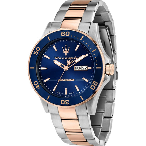 Load image into Gallery viewer, Maserati Competizione Lifestyle Stainless Steel Blue Dial Automatic Men&#39;s Watch
