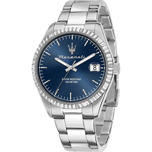 Load image into Gallery viewer, Maserati Competizione Stainless Steel Blue Dial Quartz Men&#39;s Watch
