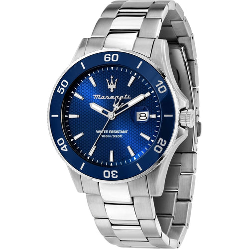 Load image into Gallery viewer, Maserati Competizione Stainless Steel Blue Dial Quartz Men&#39;s Watch
