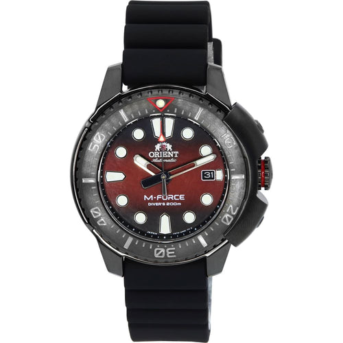 Load image into Gallery viewer, Orient M-Force Limited Edition Red Dial Automatic Diver&#39;s Watch
