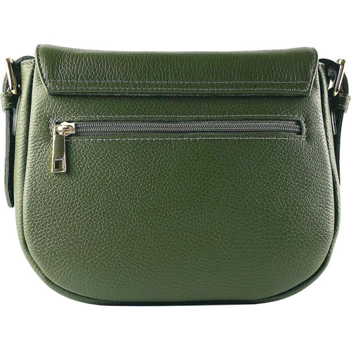 Load image into Gallery viewer, RENATO BORZATTA RB1002E - Elegant Green Leather Crossbody Bag
