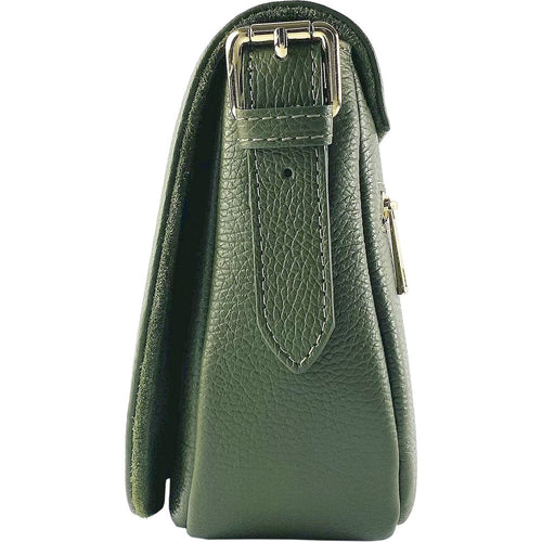 Load image into Gallery viewer, RENATO BORZATTA RB1002E - Elegant Green Leather Crossbody Bag
