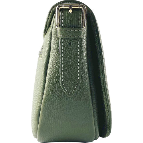 Load image into Gallery viewer, RENATO BORZATTA RB1002E - Elegant Green Leather Crossbody Bag
