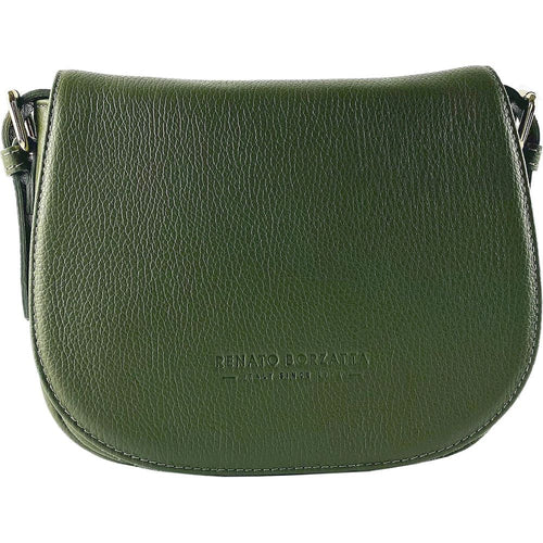 Load image into Gallery viewer, RENATO BORZATTA RB1002E - Elegant Green Leather Crossbody Bag
