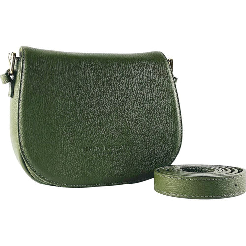 Load image into Gallery viewer, RENATO BORZATTA RB1002E - Elegant Green Leather Crossbody Bag
