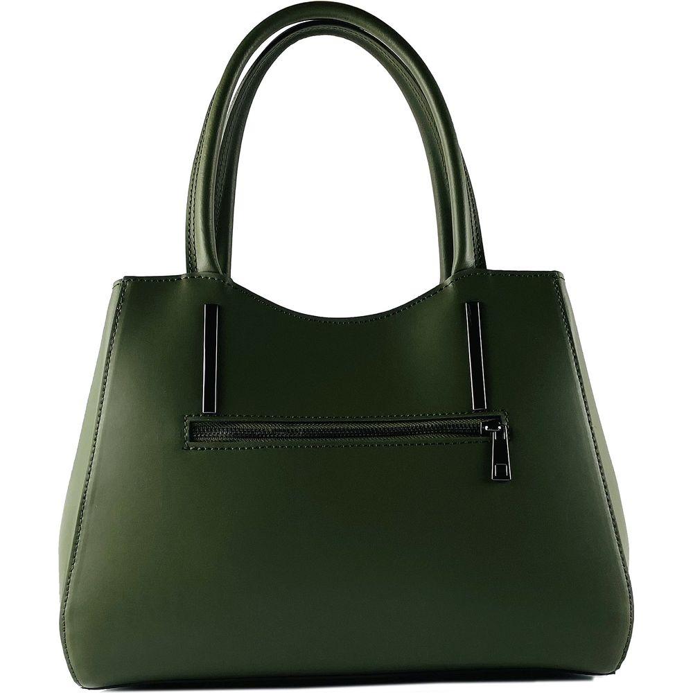 RB1004E | Borsa a Mano in Vera Pelle Made in Italy con Tracollina