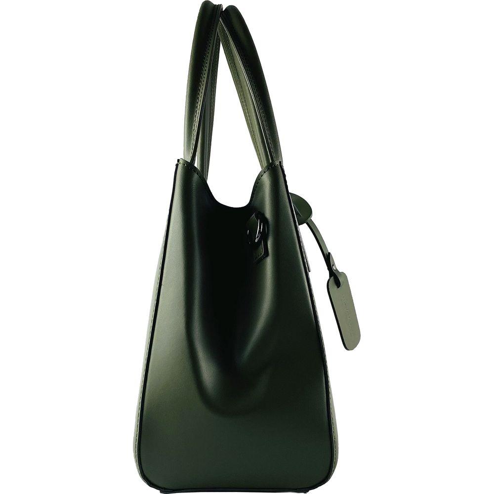 RB1004E | Borsa a Mano in Vera Pelle Made in Italy con Tracollina