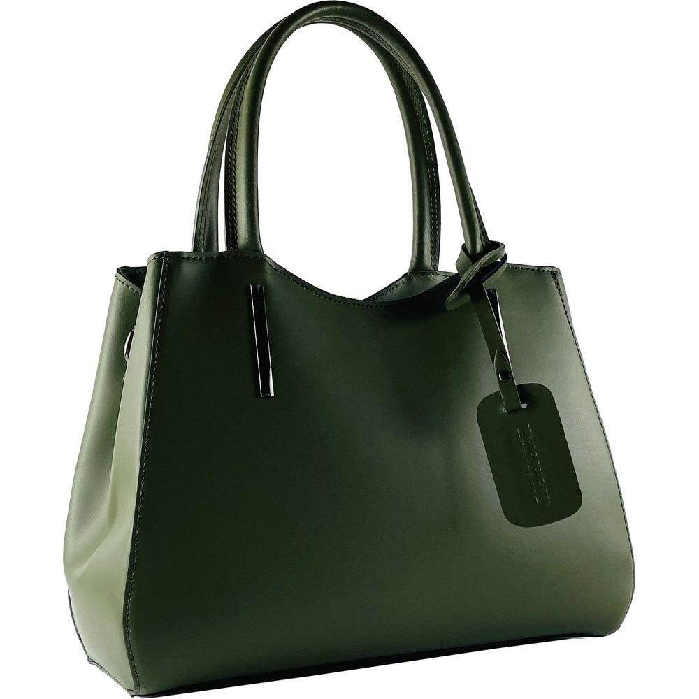 RB1004E | Borsa a Mano in Vera Pelle Made in Italy con Tracollina