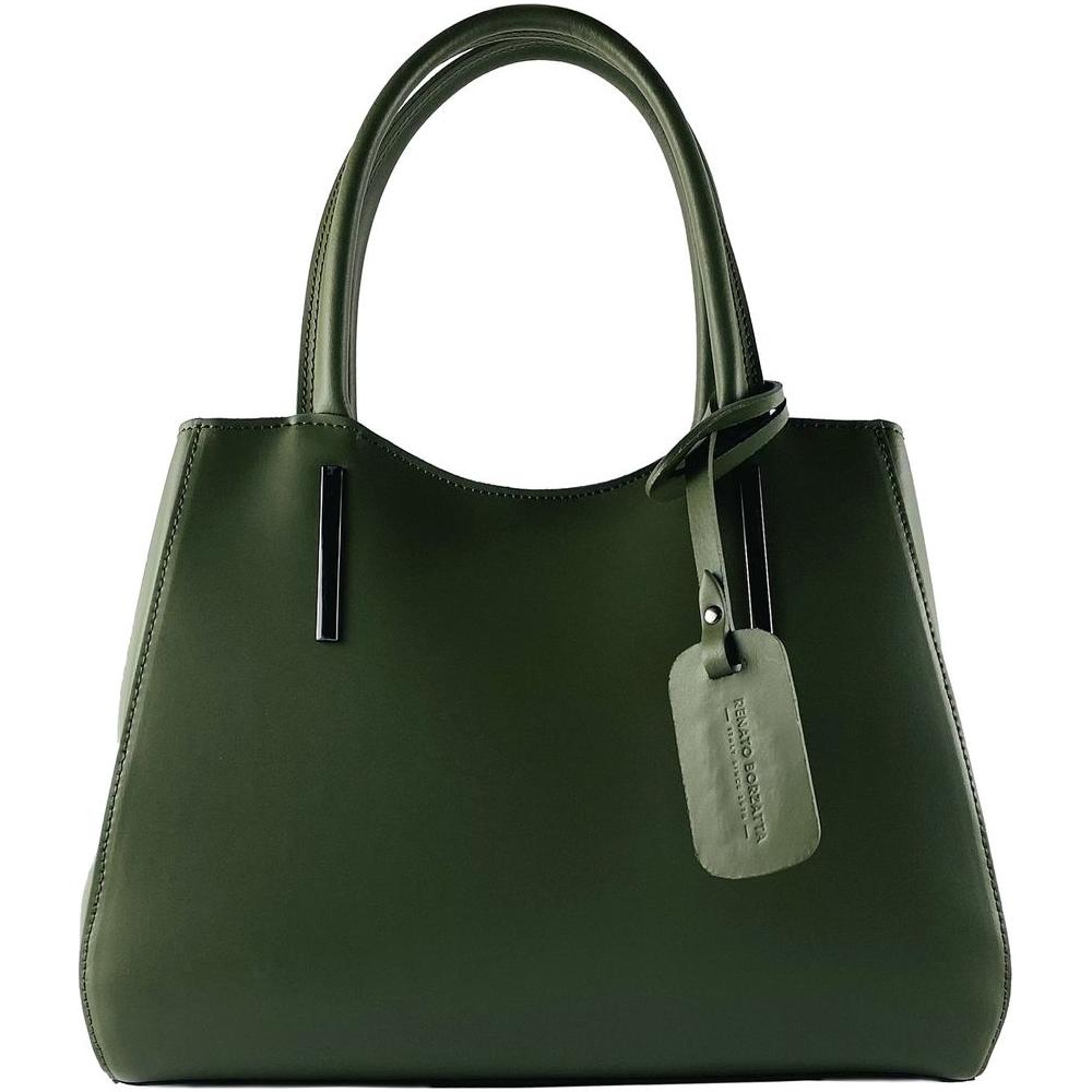 RB1004E | Borsa a Mano in Vera Pelle Made in Italy con Tracollina