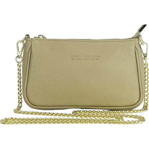 Load image into Gallery viewer, RENATO BORZATTA Mini Bag in Genuine Leather - Taupe Elegance
