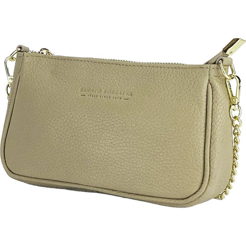 Load image into Gallery viewer, RENATO BORZATTA Mini Bag in Genuine Leather - Taupe Elegance
