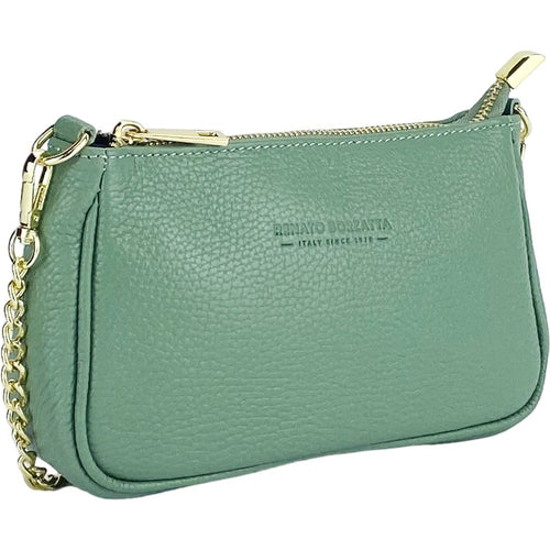 Load image into Gallery viewer, RENATO BORZATTA Mini Bag in Mint Green Genuine Leather
