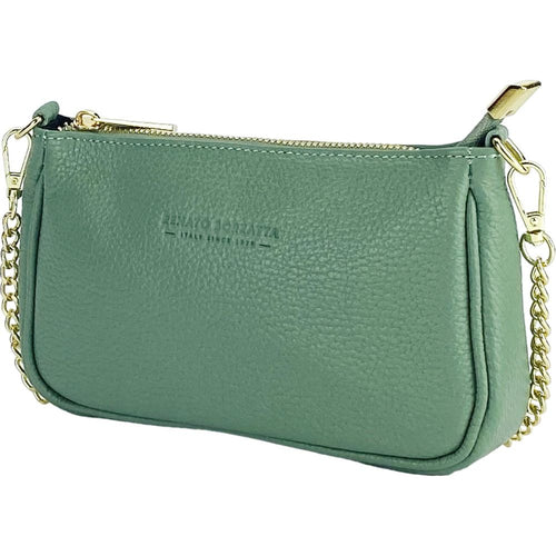 Load image into Gallery viewer, RENATO BORZATTA Mini Bag in Mint Green Genuine Leather
