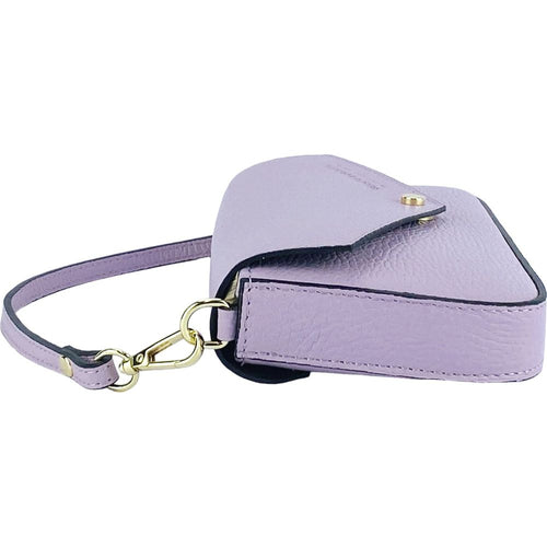 Load image into Gallery viewer, RENATO BORZATTA Small Shoulder Bag with Removable Chain Strap in Lilac
