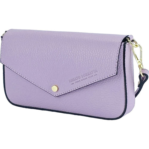 Load image into Gallery viewer, RENATO BORZATTA Small Shoulder Bag with Removable Chain Strap in Lilac
