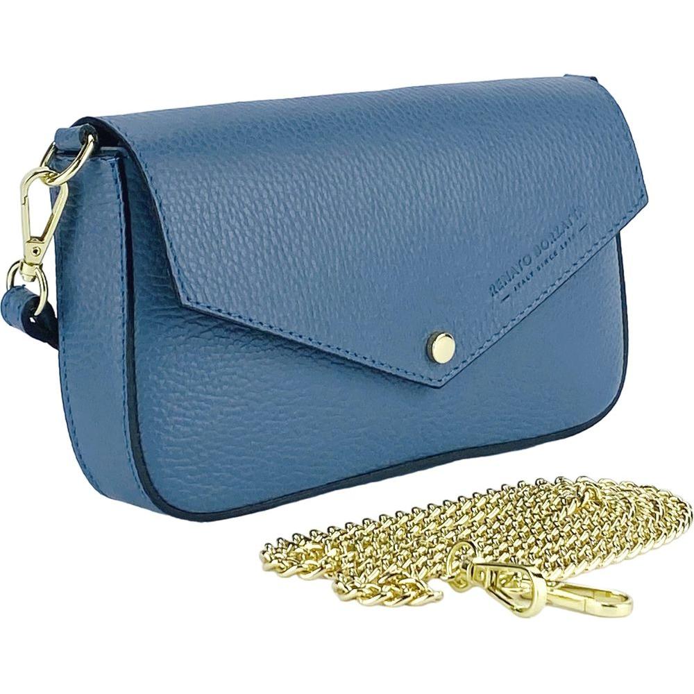 RENATO BORZATTA Small Shoulder Bag with Removable Chain Strap