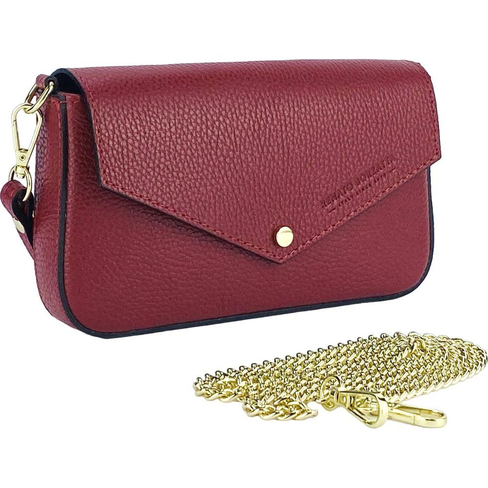 RENATO BORZATTA Small Shoulder Bag with Removable Chain Strap