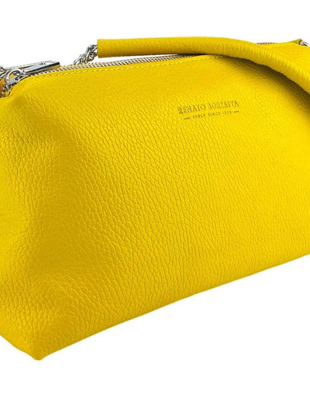RENATO BORZATTA Luxurious Handbag with Double Zipper