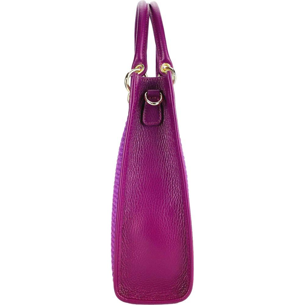 RB1026CN  | Borsa Donna a mano verticale in Vera Pelle e Paglia Made