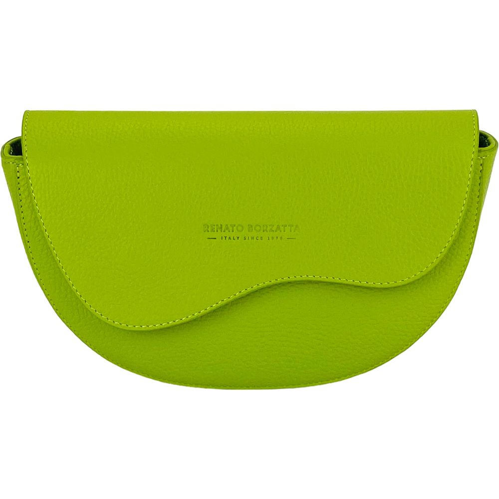 RB1027AD  | Borsa Donna a Bandoliera stondata in Vera Pelle Made in