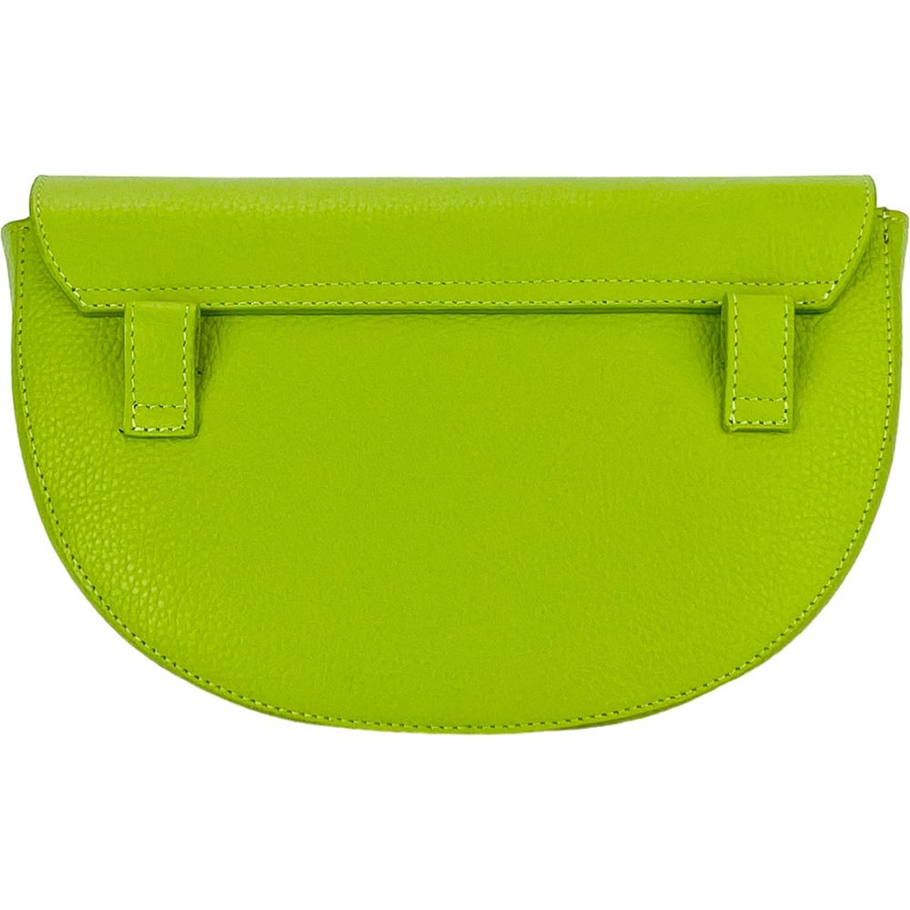 RB1027AD  | Borsa Donna a Bandoliera stondata in Vera Pelle Made in