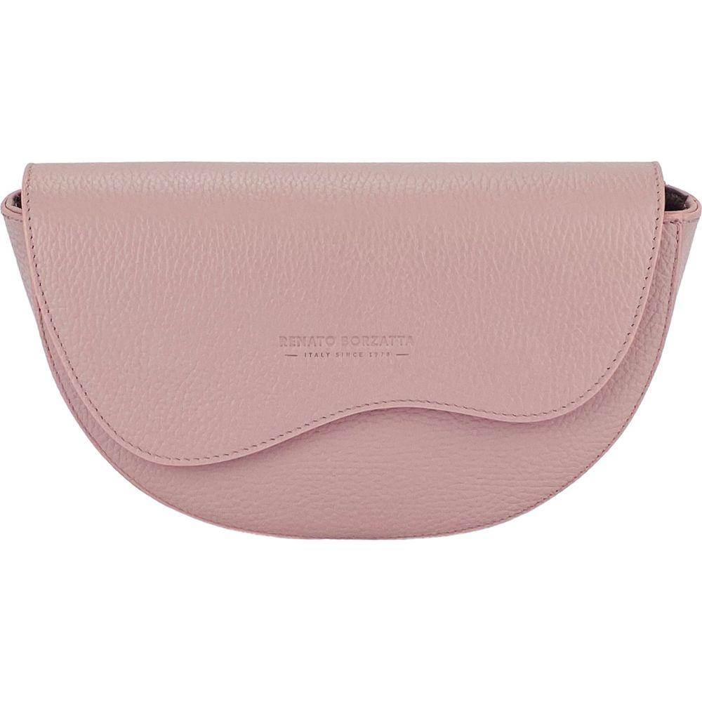 RB1027AZ  | Borsa Donna a Bandoliera stondata in Vera Pelle Made in