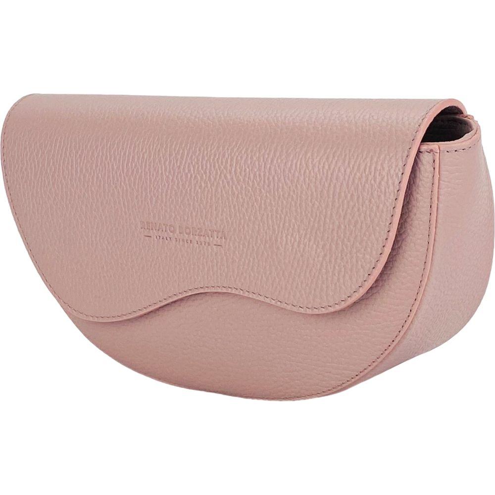 RB1027AZ  | Borsa Donna a Bandoliera stondata in Vera Pelle Made in