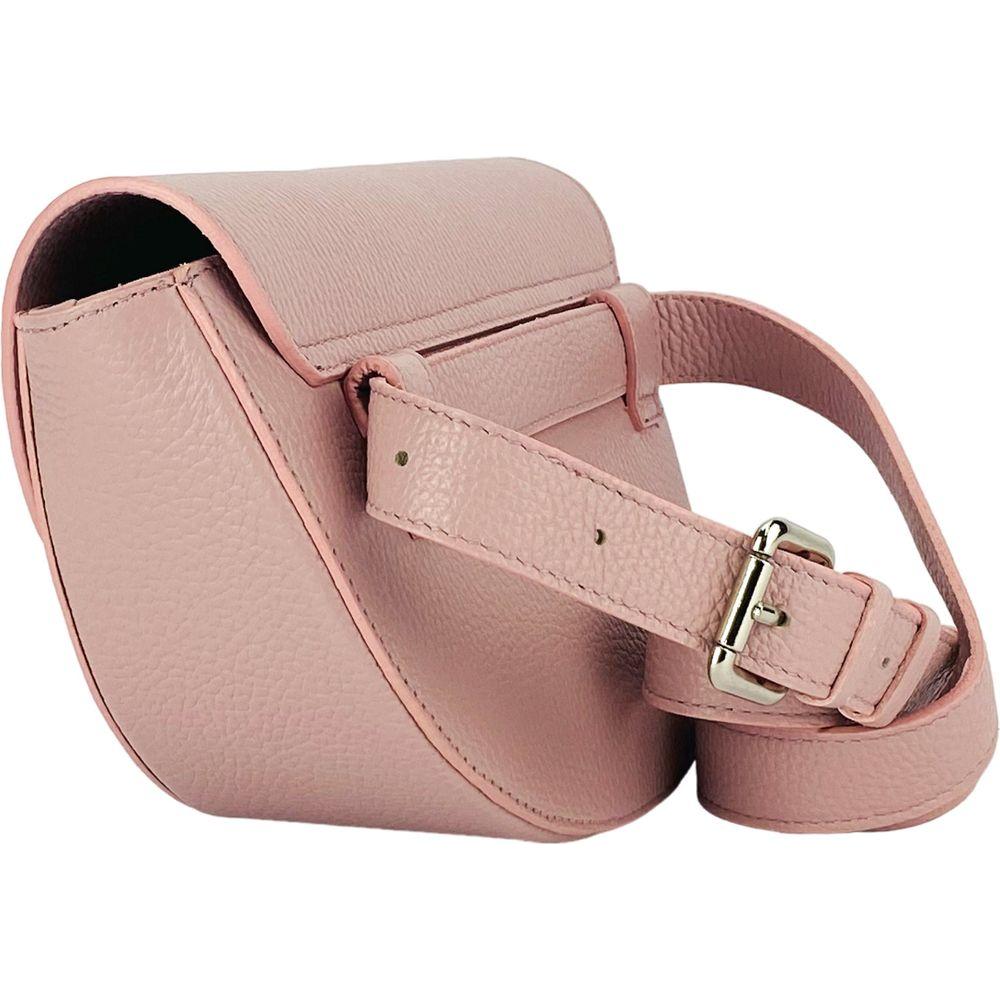 RB1027AZ  | Borsa Donna a Bandoliera stondata in Vera Pelle Made in