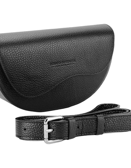 RENATO BORZATTA Borsa Donna a Bandoliera Stondata in Vera Pelle