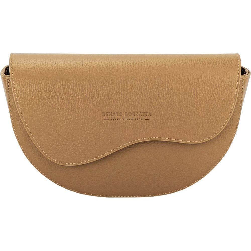 RB1027S | Borsa Donna a Bandoliera stondata in Vera Pelle Made in