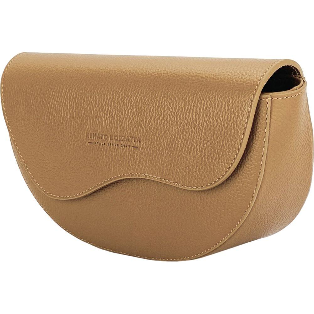 RB1027S | Borsa Donna a Bandoliera stondata in Vera Pelle Made in