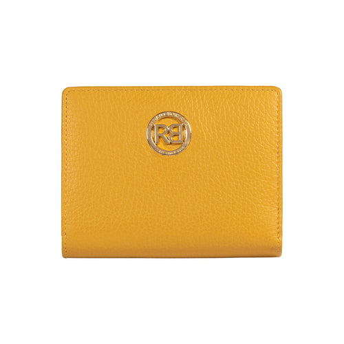 Load image into Gallery viewer, RB1080GAR | Portafogli Donna Made in Italy in Vera Pelle grana Dollaro. Colore Senape. Dimensioni (da chiuso): cm 13 x 9 x 2,5-0
