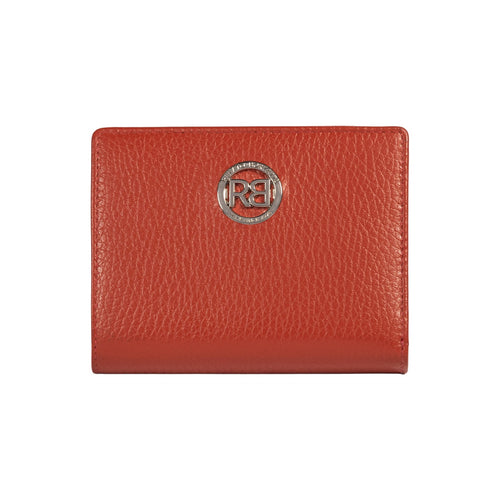 Load image into Gallery viewer, RB1080SAM | Portafogli Donna Made in Italy in Vera Pelle grana Dollaro. Colore Paprika. Dimensioni (da chiuso): cm 13 x 9 x 2,5-0
