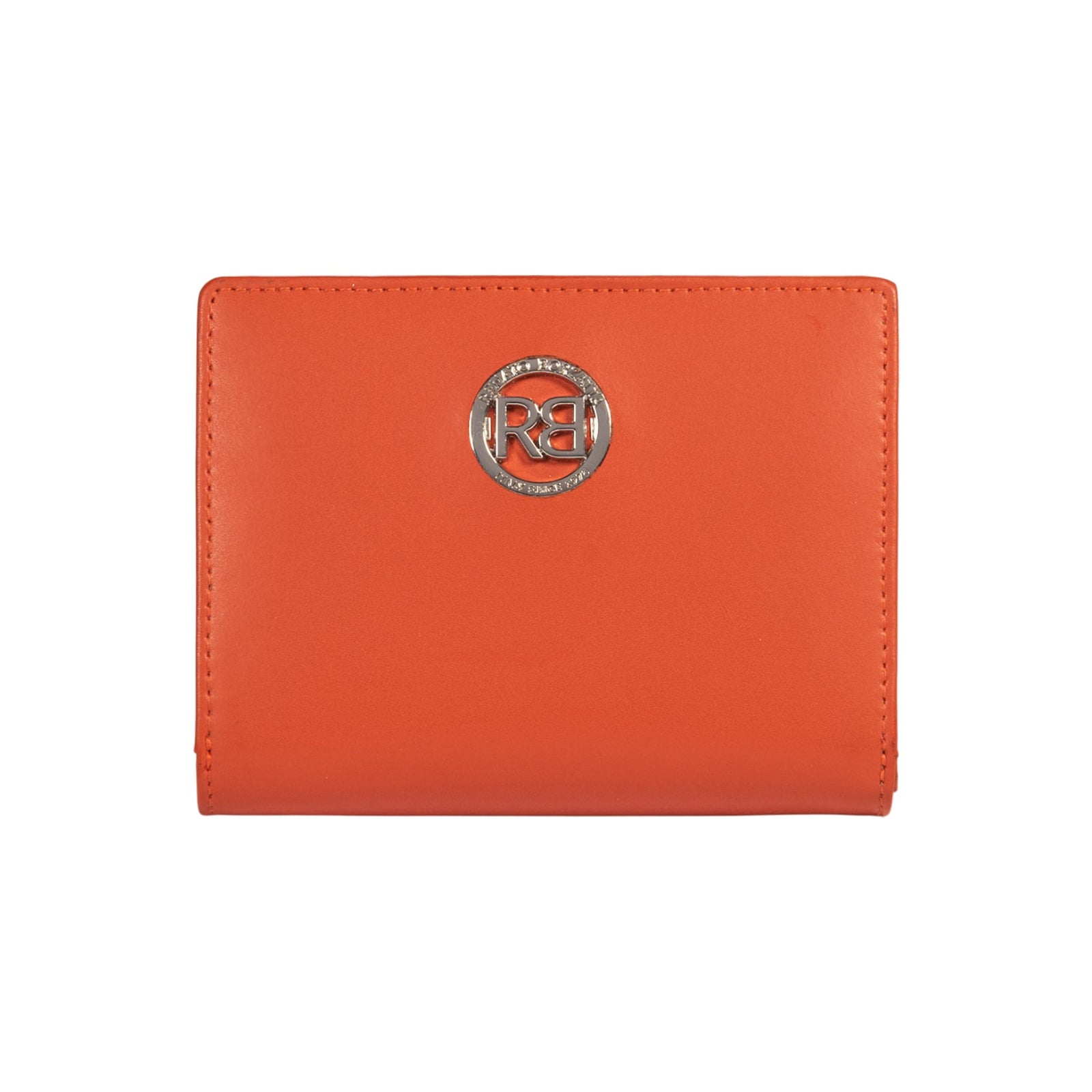 RB1083SAM | Portafogli Donna Made in Italy in Vera Pelle Liscia Opaca. Colore Paprika. Dimensioni (da chiuso): cm 13 x 9 x 2,5-0