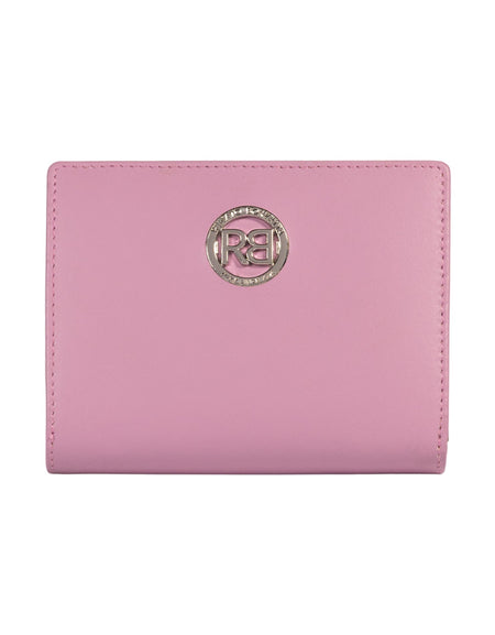 RB1083SCI | Portafogli Donna Made in Italy in Vera Pelle Liscia Opaca. Colore Lilla. Dimensioni (da chiuso): cm 13 x 9 x 2,5-0