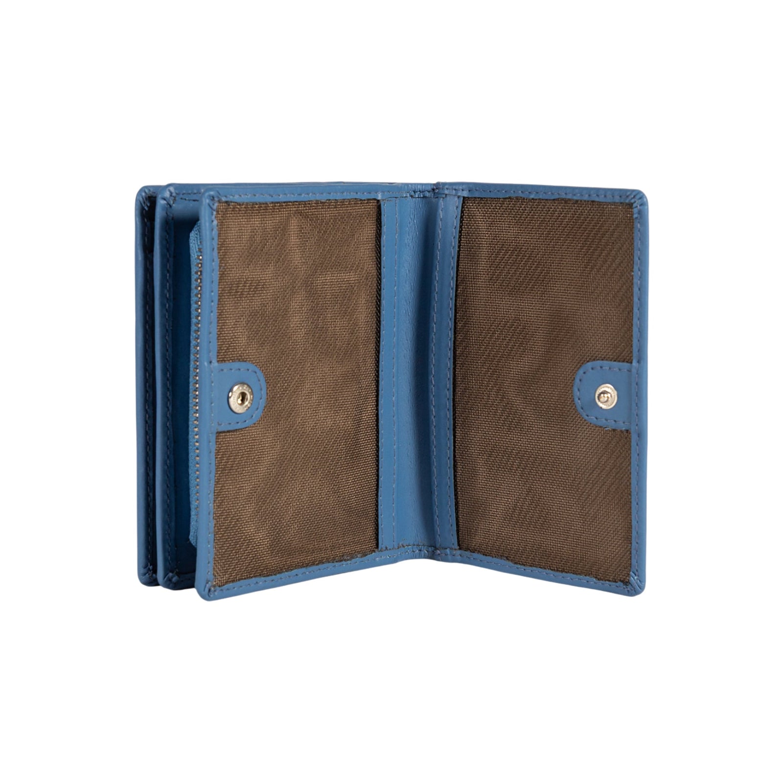 RB1083SCP | Portafogli Donna Made in Italy in Vera Pelle Liscia Opaca. Colore Glicine. Dimensioni (da chiuso): cm 13 x 9 x 2,5-2