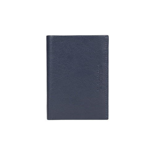 Load image into Gallery viewer, RB12009D | Portafogli Tasconcino Uomo risvoltato in Vera Pelle pieno fiore, con leggera grana. Colore Blu. Protezione RFID. Dimensioni da chiuso: cm 9,5 x 13 x 2. Confezione: Scatola regalo fondo/coperchio-3
