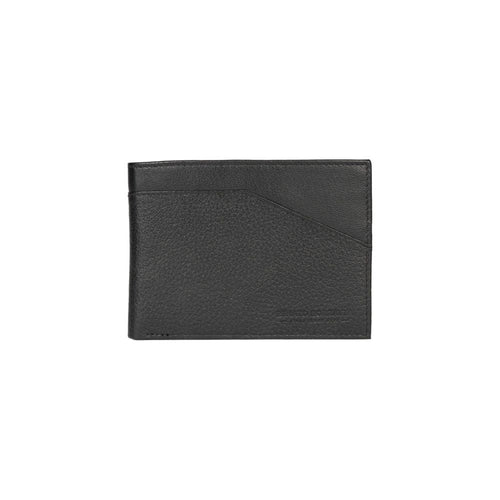 Load image into Gallery viewer, RB12106A | Portafogli Uomo in Vera Pelle pieno fiore, grana dollaro/leggera. Colore Nero. Protezione RFID. Dimensioni da chiuso: cm 12,5 x 9,5 x 2. Confezione: Scatola regalo fondo/coperchio-3
