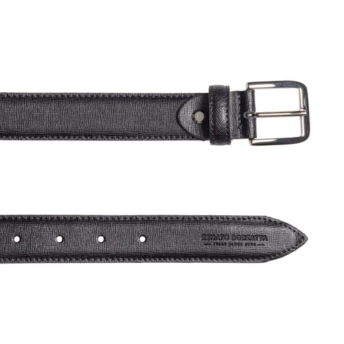 Load image into Gallery viewer, RB4017A | Cintura Donna Made in Italy in Vera Pelle Saffiano. Fibbia in finitura Argento Lucido. Colore Nero. Dimensioni: cm 115 x 3,0 x 0,5 (giro vita cm 100)-2
