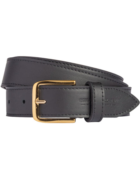 RB4020A | Cintura Donna Made in Italy in Vera Pelle Morbida Sauvage. Fibbia in finitura Oro Lucido. Colore Nero. Dimensioni: cm 115 x 3,0 x 0,5 (giro vita cm 100)-0